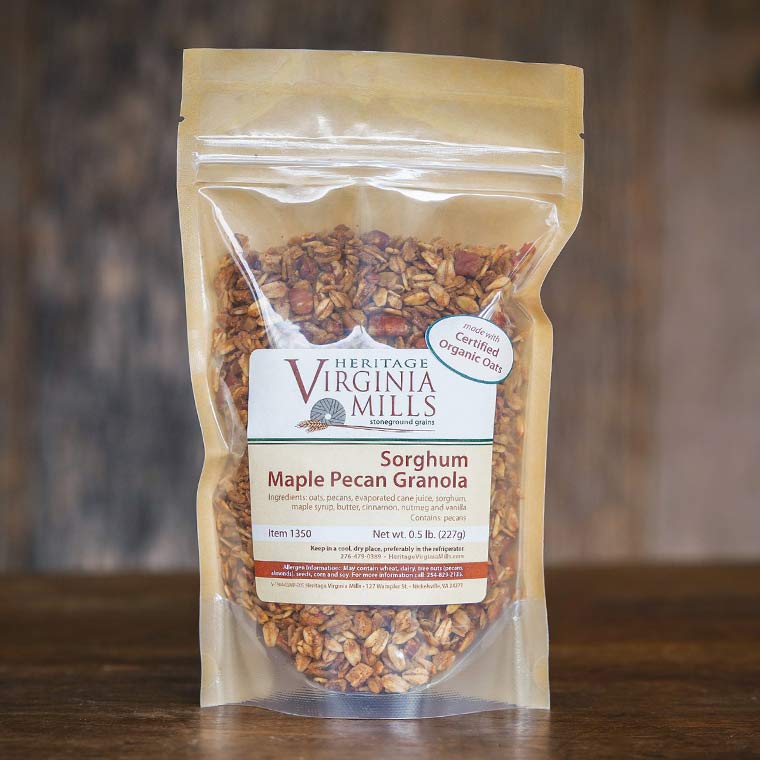 Sorghum Maple Pecan Granola